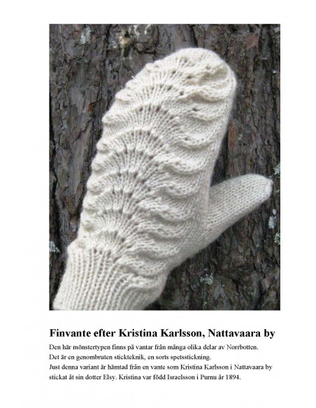 Stickbeskrivning vuxenvante Kristina Nattavaara