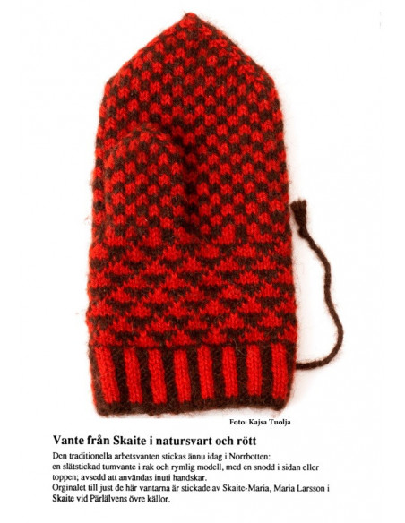 Stickbeskrivning Skaite röd