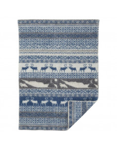 Barn ullfilt Sarek Blå