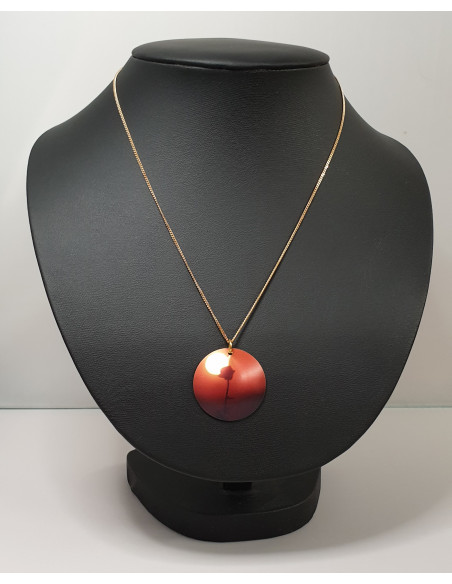 Midnattssol guldhalsband 30 mm Midnattssol guldhalsband 30 mm