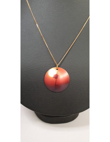 Midnattssol guldhalsband 30 mm Midnattssol guldhalsband 30 mm