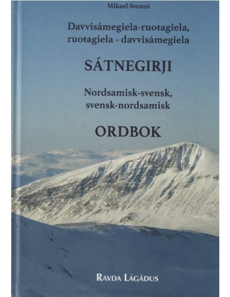 Sátnegirji - Ordbok Davvisámegiela-ruoŧagiela, ruoŧagiela-davvisámegiela