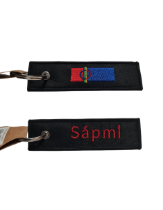 Nyckelring Sameflagga tyg